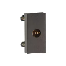 Legrand TV Co - Axial Socket Myrius Charcoal Grey 1 Module, 6794 60-59