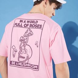 Difference of Opinion Men Pure Cotton Printed Oversized T-shirt-image-34