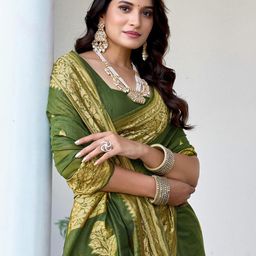 KALINI Woven Design Zari Banarasi Saree-image-31