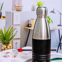 Servewell Black Stainless Steel Vacuum Bottle (500 ml)-46