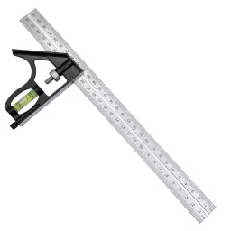 FLAMINGO ENTERPRISE Combination Square Stainless Steel 300 mm Tongue & 300 mm Blade Length, FM-51-27