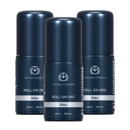 THE MAN COMPANY Men Set Of 3 Bleu Roll On Deo 165ml image 1