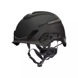 MSA Safety V-Gard H1 Black Safety Helmet with Chin Strap Adjustable Ventilated, 10194790-image-94