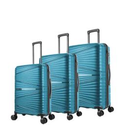 Nasher Miles Mumbai Hard-Sided Polypropylene Luggage Set of 3 Dark Green Trolley Bags(55,65&75Cm)-image-33