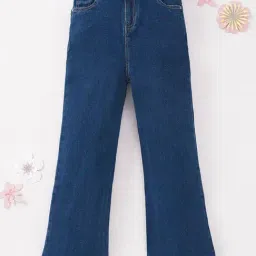Edheads Kids Blue Cotton Wide Fit Jeans-picture-19