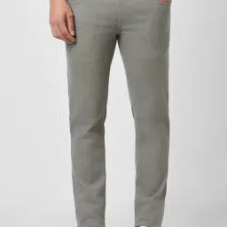 Peter England Jeans Light Grey Skinny Fit Jeans-picture-41