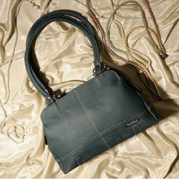 Fostelo Green PU Structured Shoulder Bag-image-3
