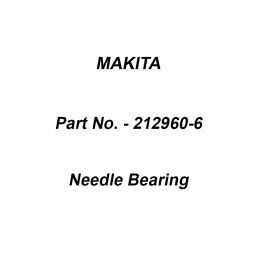 Makita Needle Bearing 607 Suitable For MT430, Part No 212960-6-image-25