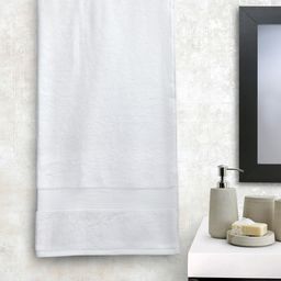 Portico New York New Ultralux Lite Unisex White Solid 600GSM Towel Bath-image-59