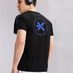 HRX by Hrithik Roshan Men Brand Logo Printed Rapid-Dry Running T-shirt-image-69