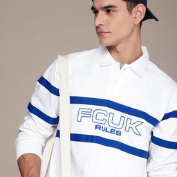 FCUK Brand Logo Printed Sweatshirt-image-13