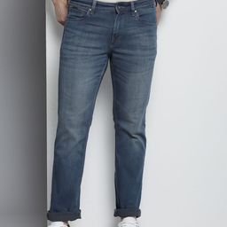 Nautica Men Straight Fit Low-Rise Heavy Fade Stretchable Jeans-picture-14