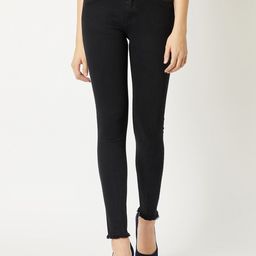 Miss Chase Women Black Slim Fit High-Rise Clean Look Jeans-image-95