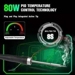 ELECTROMAX TECHNOLOGY Digital Soldering Station 80 W LED Display, ET-H80D image 2