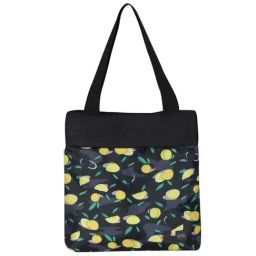 Wiki Vendy Black Printed Medium Tote Handbag-19