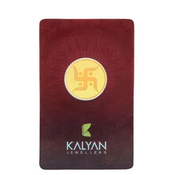 Kalyan Jewellers 24K (999) Purity Swastik Gold Coin 5 Gms-image-43
