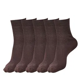 Dollar Socks Kids Pack Of 5 Cotton Calf Length Socks-15