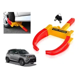 Auto Pearl Claw Type Anti Theft Adjustable Wheel Clamp Lock for Mahindra KUV100 NXT D75 K2 Diesel-image-91