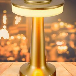 Kreative Arts Gold-Toned Iron Contemporary Cylindrical Shaped Table Lamp with Adjustable Cord-16