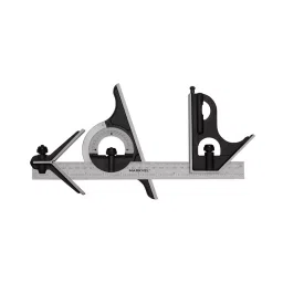 Markvel 0 - 180° Range Stainless Steel Combination Square Set, 801-300H-24