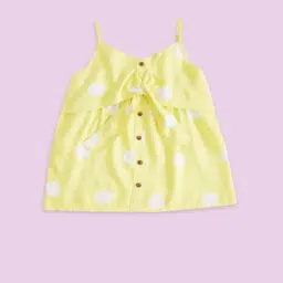 Pantaloons Junior Kids Yellow Printed Top-picture-3