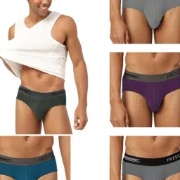 Freecultr Multi Comfort Fit Briefs - Pack of 5-picture-24