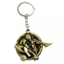 Jharjhar Golden Color Spider Man Key Chain (B) JV-038-10