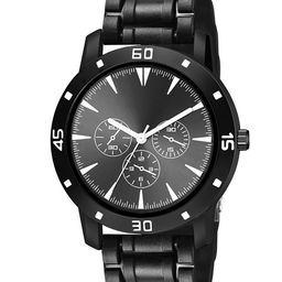 CSAMON Men Bracelet Style Straps Analogue Watch Aeviyo BLK M1 D 801BLK_SH-33