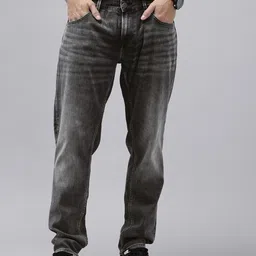 SPYKAR Men Skinny Slim Fit Low-Rise Heavy Fade Stretchable Jeans-picture-6