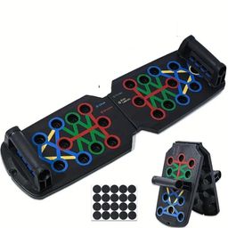 amiciCare Push-Up Board, Color-Coded Detachable Workout Mat for Chest Shoulder Back and Tricep Muscle Strength Training at Home image 1