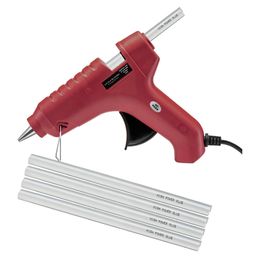 little blooms 60W Glue Gun with 5 Free Sticks - Hot Glue Gun with Glue Sticks - On/Off Switch and LED Indicator for Easy Use - Gluegun Machine for Craft Work - Versatile Gun Glue for DIY Projects image 1