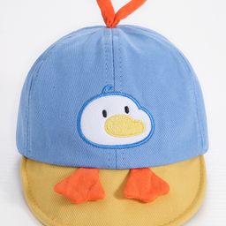 Babyhug Duck Embroidered Baseball Cap - Blue-image-48