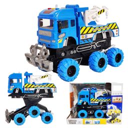 FunBlast 6 Wheel Drive Construction Crane Truck Toy with Light & Sound  Multicolor-picture-25