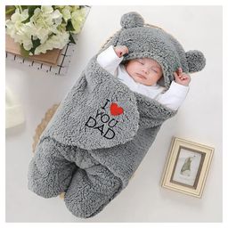 Babyzone Super Soft Hooded Baby Blanket Wearable Swaddle Wrapper For 0-6 Months Baby Boys and Baby Girls-image-86