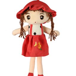 Natkhat Cute Doll with Polka DOt Spdex Dress-35cm-image-86