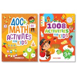 Activity Books for Kids - 1008 Brain Activities, 400+ Maths (Set of 2 Books)-English-16