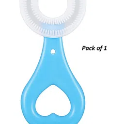 numum U Shape Brush Pack of 1- Blue (Color and design may vary)-picture-1