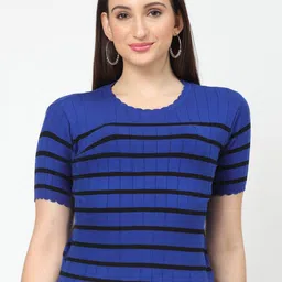 Kalt Striped Cotton Top-picture-50