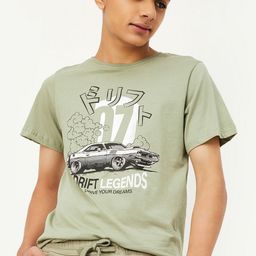 max Boys Graphic Printed Round Neck Pure Cotton T-shirt-image-43