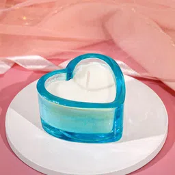 GIVA White & Turquoise Blue Tea Light Candle-image-41