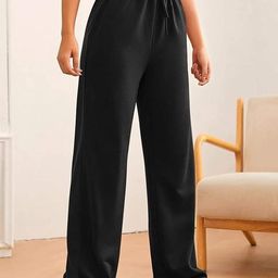 Imsa Moda Women Loose Fit High-Rise Trousers-image-31