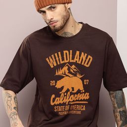DILLINGER Men Graphic Printed Oversized T-shirt-image-82
