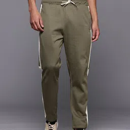HRX by Hrithik Roshan Men Side Striped Fleece Track Pants-image-64