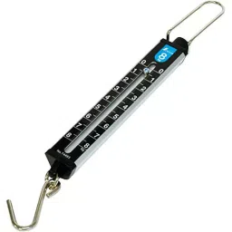 Shinwa Rules Portable Hanging Scale with Flat Scale Plate 8 Kg Weighing Capacity, 74493-22