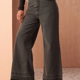 all about you Women Wide Leg High-Rise Light Fade Stretchable Jeans-image-83