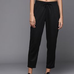 ADIDAS Women Solid Essential 2.0 Aeroready Training Cropped Track Pants-image-19