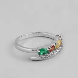DressBerry Stone Studed Finger Ring-25