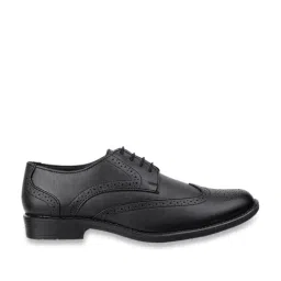 Walkway Men's Black Brogue Shoes-picture-46