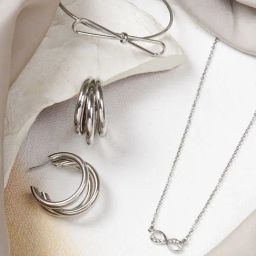 Joker & Witch Silver Omega Jewellery Set-24