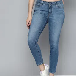Levis Women 711 Skinny Fit Heavy Fade Stretchable Jeans-image-81